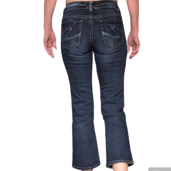 Silver Jeans Suki Cropped Jeans 28/24 - Picture 2 of 14